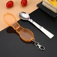 thumbnail image 1 of Utensilio para acampar al aire libre Spork plegable de acero inoxidable con caja (naranja) Ndcxsfigh Nuevos Originales, 1 of 3