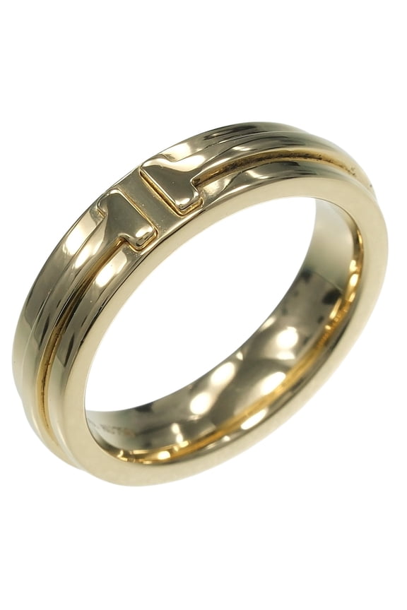 Pre-Owned Tiffany & Co. T Narrow Ring, Size 9, 18K Yellow Gold, Approx. 7g.