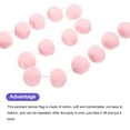 thumbnail image 3 of 4Pcs Felt Ball Garland Cream Pink Garland Handing Balls 6.6Feet Long 30 Balls Party Banner Decor, 3 of 6