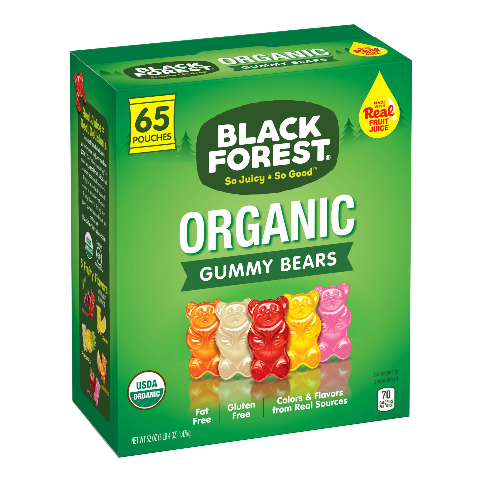 Black Forest Organic Gummy Bears 65 pack