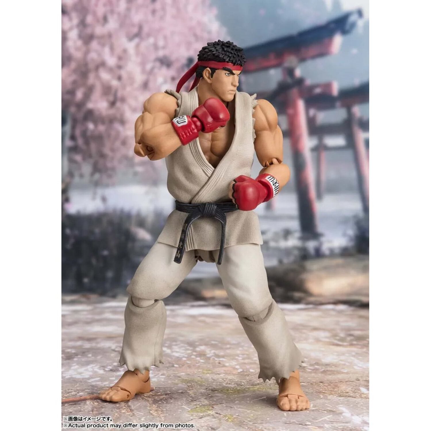 Bandai Street Fighter Collectible Ryu Action Figures, 6"