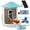 Blue, variant on Naipo Bird Feeder, Camera for Automatic Bird Video Capture and Motion Detection, Solar-Powered Wireless Outdoor Device with 64G SD Card, Perfect Gift for Bird Enthusiasts