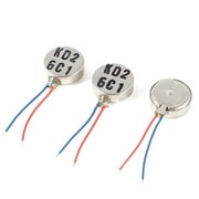 3V DC 2 10mm x 3.5mm Coin Mobile Phone Vibration Motor 3Pcs