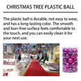 thumbnail image 3 of 34 Pcs/set Christmas Tree Hanging Ball Home Mall Office Wall Tree Window Ball Decor Plastic Ornament  Coffee, 3 of 8