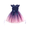 Blue Purple Galaxy, variant on Toddler Girls Tutu Dress Summer Contrast Mesh Party Dresses Cute Princess Tulle Sundress with Belt 2-8Y