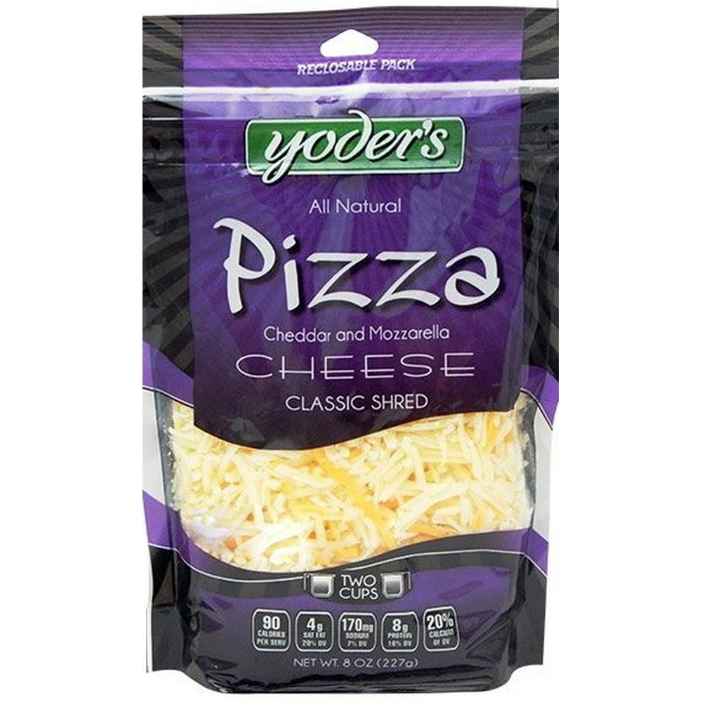 Yoder's Classic Shredded All Natural Pizza Blend Cheese, 8 Oz