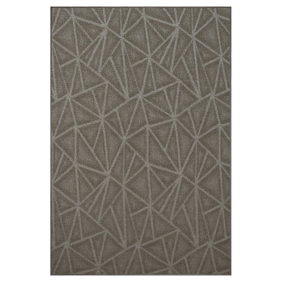 Furnish My Place Indoor Floor Rug - 12 ft. x 15 ft., Neutral, Geometrical Print, Customized Area Rug for Bedrooms, Hallways, Living Rooms