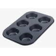 thumbnail image 1 of Charola Xtellar  De Cupcakes 6 Pzs Muffin Reposteria Molde Hornear Color Negro, 1 of 2