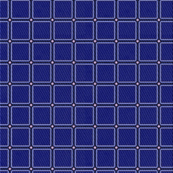 Ahgly Company Indoor Square Patterned Earth Blue Area Rugs, 5' Square