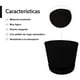 thumbnail image 3 of Maceta 20cm Moderna Minimalista Interior Exterior con Plato negro Elly Decor MCA01WH-20CMCPLT, 3 of 7