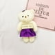 thumbnail image 3 of Lunxisen 4 Pcs Handmade Crochet Cute Rose Bear with Bouquet of Roses Knitted Animal Cartoon with Base,Gift for Her Girlfriend Lover, 3 of 4