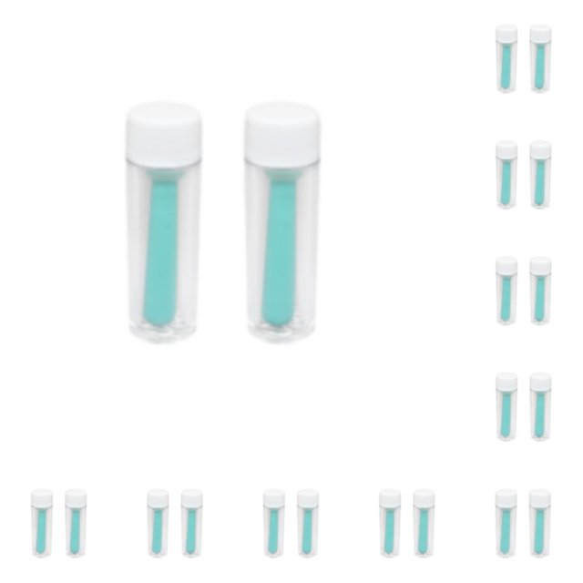 Soidarity 2 unids/set removedor de lentes de silicona médico para una eliminación de lentes segura y fácil lote práctico táctil de silicona verde 10Conjunto