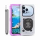 thumbnail image 1 of wonima02 Waterproof Phone Case,IPX8 Waterproof Phone Pouch for Beach & Snorkeling Essentials,Phone Waterproof Case with Lanyard, Universal Case Up to 6.9" for iPhone,Samsung (Purple), 1 of 1