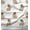 Tawny Brown, variant on Soimoi Black Cotton Duck Fabric Floral & Paisley Decor Fabric Printed Yard 42 Inch Wide