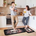 thumbnail image 2 of Coolnut 2 Pieces Skull Kitchen Rugs and Mats Set Absorbent Soft Kitchen Mats for Floor Non-Slip Kitchen Mat Doormat Set, 19.7"x47.2"+19.7"x27.6" Home Decor Gifts, 2 of 7