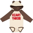 thumbnail image 3 of Inktastic Heart Throb (red) Boys or Girls Long Sleeve Baby Bodysuit, 3 of 5