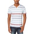 thumbnail image 1 of INC Playera básica con rayas interiores para hombre, azul, extragrande, 1 of 1