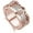 Rose, variant on 14K Gold Gear Rotating Rings with Sparkling Moissanite, Men's Luxury Ring, Gift for Special Occasions
