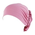 thumbnail image 2 of TODOZO African Turban Head Wraps for Women - Pre Tied Soft Long Headscarf Shawl Hair Chemo Headwear Grate for Daily Use Women's Cotton Turban Sleep Cap Chemo Hats Headband Muslim Turban Scarf Soft Ha, 2 of 3