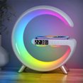 thumbnail image 1 of Digital Alarm Clock LED Clocks Moon Atmosphere Lamp Night Lights Speaker RGB App Control Clocks Wireless Charger Bedroom Clocks, 1 of 5