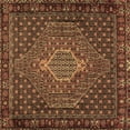 thumbnail image 1 of Ahgly Company Indoor Square Persian Brown Traditional Area Rugs, 3' Square, 1 of 4