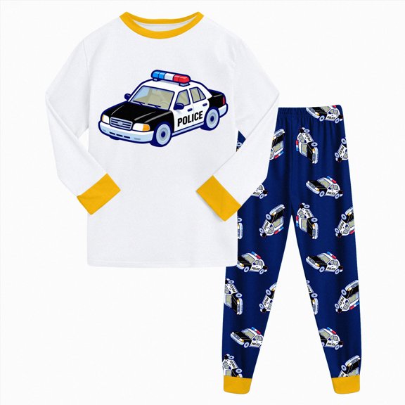 Leey-World Bamboo Viscose Toddler Pajamas Boys Girls Baby Pjs Sets Kids Long-Sleeve Snug fit Sleepwear 6-12 Months 12-24 Months 2t 3t 4t 5t 6t 7t 8t 9t Children(Yellow,4-5 Years)