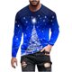 thumbnail image 2 of Blusas y camisas de manga larga con cuello redondo para hombre, blusas casuales de cuello redondo y manga larga, camisetas estampadas, blusas para hombre, 2 of 5