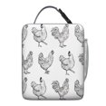 thumbnail image 6 of Rooster Insulated Lunch Bag Box Teen Reusable Lunch Tote Bag Lightweight Lunch Box Containers School Travel, 6 of 6