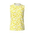 thumbnail image 6 of Picia Daisies Flowers mens Cotton Tank Undershirts , Moisture-wicking Ribbed Tanks, Lightweight Cotton Tank Undershirts-XX-Large, 6 of 8