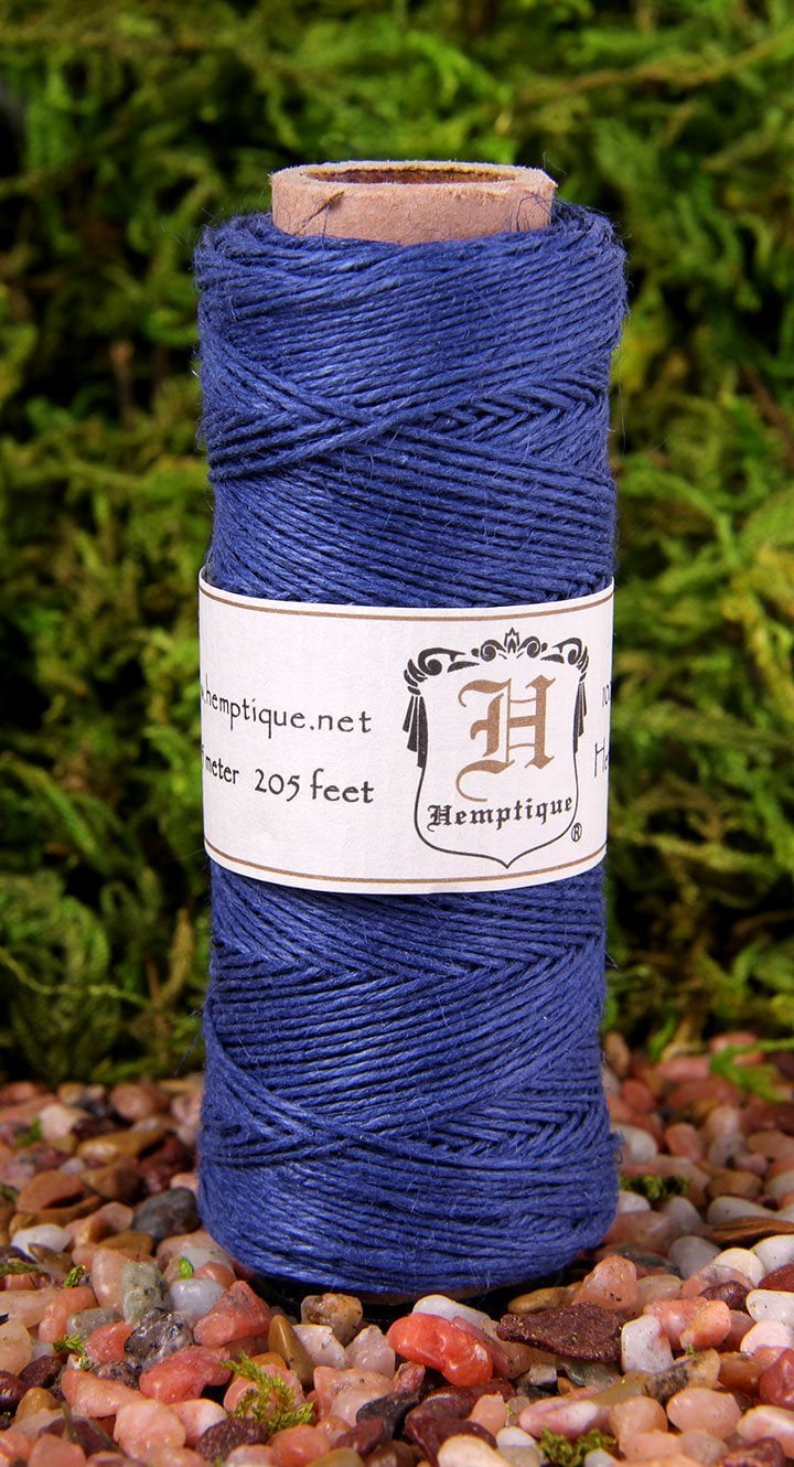 Hemptique Hemp Cord Spool, 10 lb., Navy Blue