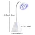 thumbnail image 4 of UV LED Nail Lamp, Rechargeable Gooseneck Flash Cure UV Gel X Light, 4 of 5
