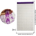 thumbnail image 3 of split Beaded Curtain Doorways Acrylic Hanging Door Beads String Curtains Tassel Room Divider Screen Decor for Doorway Window Living Room Wedding (1, Purple, 39 inch x 78.7 inch), ES041, 3 of 11