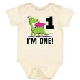 thumbnail image 3 of Inktastic First Birthday Girl Dragon Girls Baby Bodysuit, 3 of 5