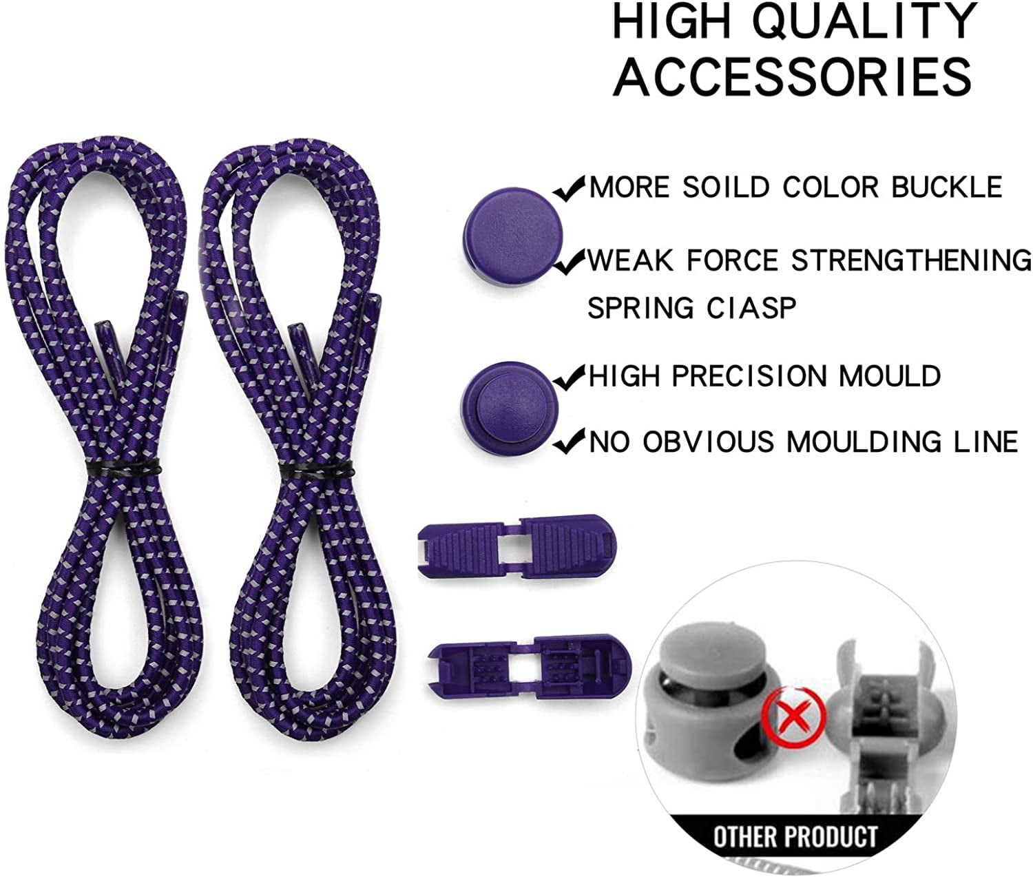 purple lock laces