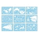 thumbnail image 1 of Pegatinas navideñas para ventanas, juego de 9 adornos adhesivos extraíbles de PVC, 1 of 5