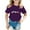 Purple, variant on Utlike Girls Shirt Cute Print Graphic Round Neck Short Sleeve Summer Casual T Shirt Everyday Wear Tee Size 3 Years-4 Years Black