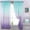 Purple, variant on Teal and Purple Curtains 84 Inch Length for Living Room Decor Set 1 Single Window Sheer Panel Semi Voile Drapes Ombre Beach Curtains for Bedroom Dining Home Decoration Burnt Orange Turquoise Green