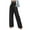 Black, variant on XFLWAM Wide Leg Pants for Women Casual Dress Pants for Work High Waist Belted Palazzo Trousers with Pockets Black M