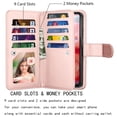 thumbnail image 4 of for Motorola G Power 5G 2024 Case, Moto G Power 5G 2024 Wallet Case, Moto G Power 2024 PU Leather Case,Luxury Cash Credit Card Slots Holder Carrying Folio Flip Cover Kickstand & Hand Strap, 4 of 8