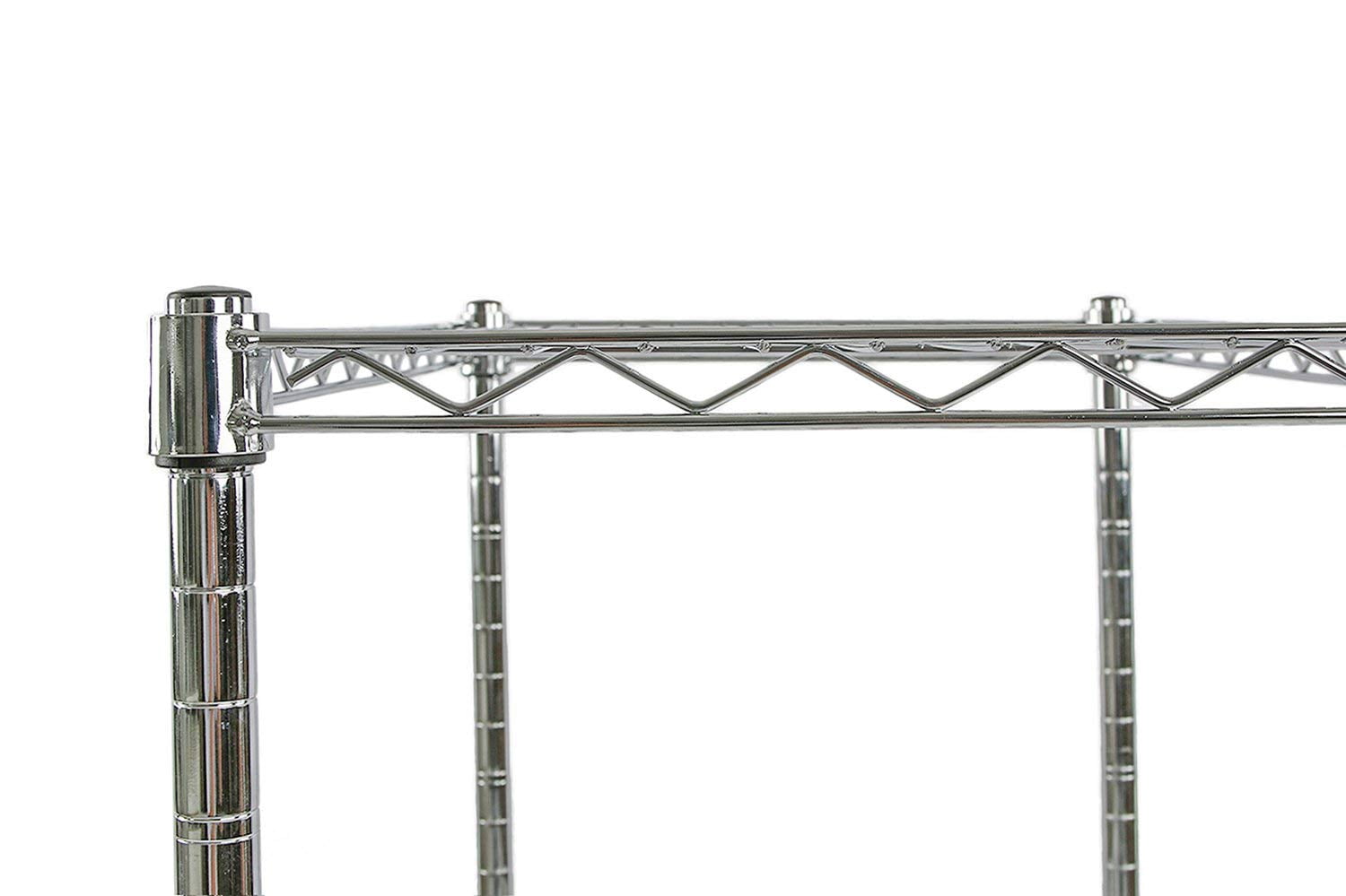 Finnhomy Heavy Duty 5-Tier Wire Shelving Unit, 18"W x 18"D x 59"H Storage Rack