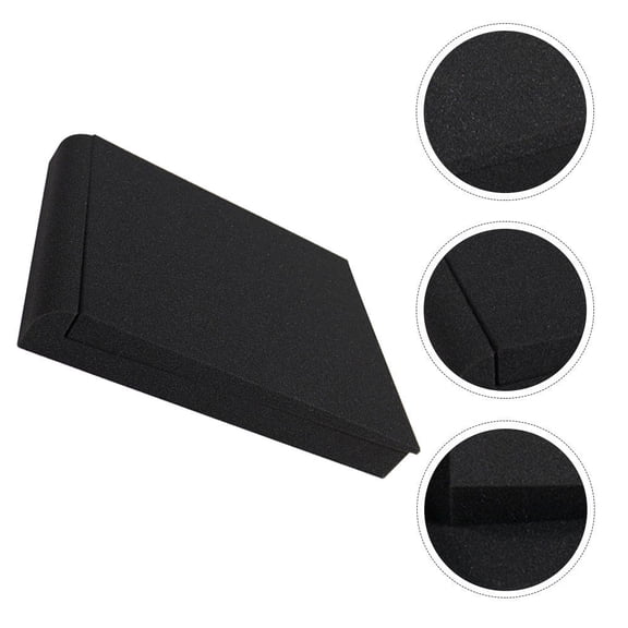 DRAFIDEEP Speaker Isolation Sponge Cushion for Loudspeaker Bottom, Black