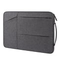 thumbnail image 1 of Maletín impermeable para portátil de 11,6 a 12,5 pulgadas, con protección de 360° para portátil y tableta (gris oscuro), 1 of 4