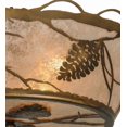 thumbnail image 3 of Meyda Tiffany 31602 Whispering Pines 3 Light 22" Wide Semi-Flush Ceiling Fixture -, 3 of 7