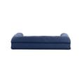 thumbnail image 4 of Furhaven Cama de gel refrescante para perros medianos y pequeños con refuerzos extraíbles y funda lavable, para perros de hasta 35 libras - Sofá acolchado - Azul marino (azul), mediano, 4 of 5