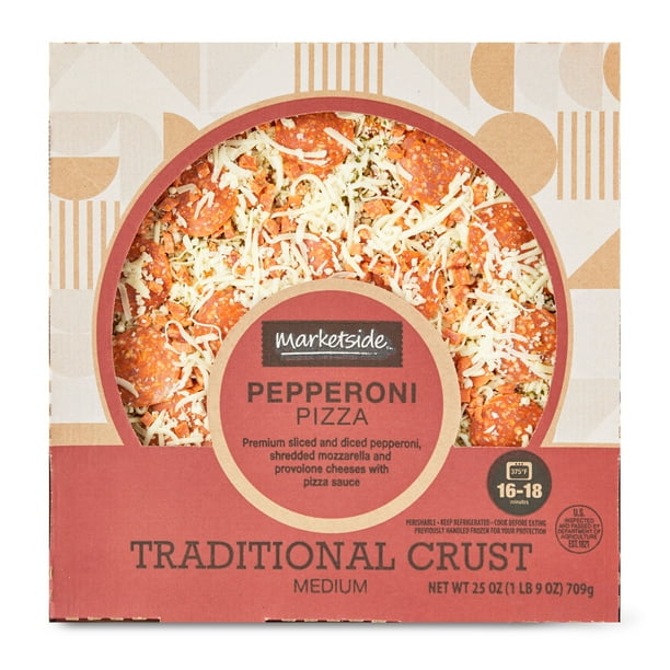 Marketside Pepperoni Pizza, Traditional Crust, Medium, 25 oz (Fresh