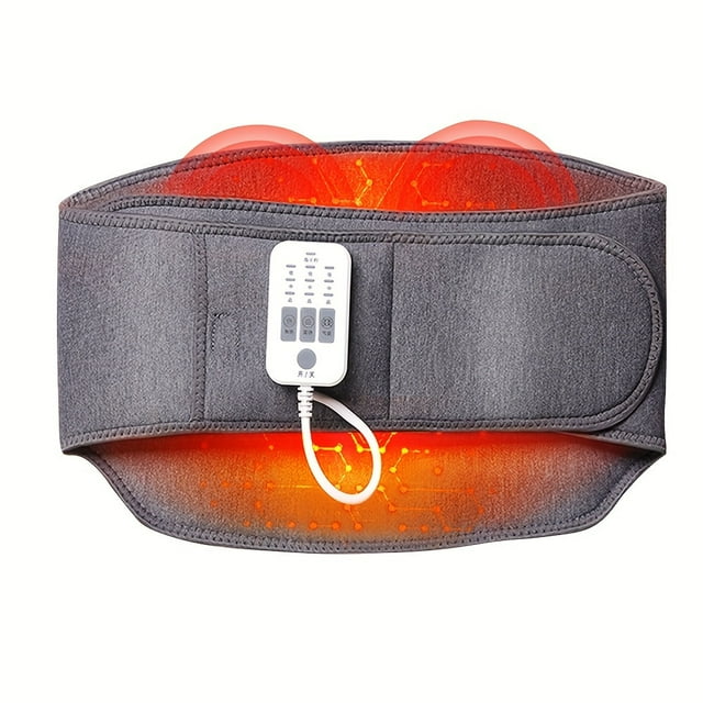 MesaSe Heating Pad For Back Heat Back Massager Belly Wrap Belt With Vibration Massage Fast Heating Pads With Auto Shut Off Heated Massage Belt For Abdominal Lumbar Gifts For Women