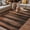 SaddleBrown, variant on Retro Farmhouse Outdoor Rug for Patio/Deck/Porch, Non-Slip Large Area Rug 5 x 8 Ft, Brown Wooden Grain Cabin Country Plank Indoor Outdoor Rugs Washable Area Rugs, Reversible Camping Rug Carpet Runner