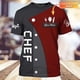 thumbnail image 2 of Camiseta de Chef con nombre personalizado para hombre, camisa Unisex con estampado 3D para amantes del cocinero, regalo para chef, informal, fresca, DW56Adult size 5XL Gao Jinjia LED, 2 of 2