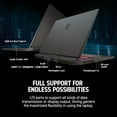 thumbnail image 6 of MSI Vector 16 HX AI 16 240Hz QHD+ Gaming Laptop: Intel Core Ultra 9-275HX, NVIDIA Geforce RTX 5070Ti, 16GB DDR5, 1TB NVMe SSD, Thunderbolt 5, Wi-Fi 7, Win 11 Home: Cosmo Gray A2XWHG-211US, 6 of 6