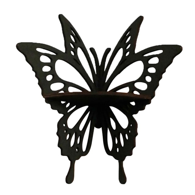 Butterfly Corner Shelf Wall Storage Organizer Bedrooms Office Floating Shelf